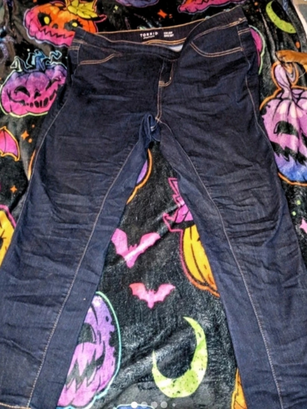 Torrid Lean Jean Super Soft Skinny Jeans Dark Wash Size 18 Short 2S Stretch